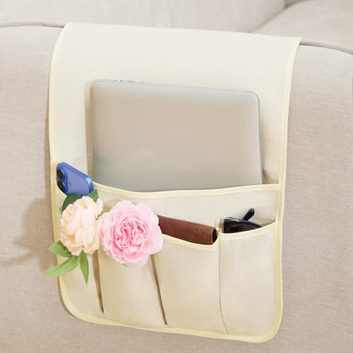 Sofa Armrest Organizer Non-Slip Arm Chair Hanging Caddy Remote Control Holder - Image 2