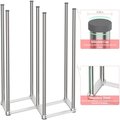 Collapsible Bottle Drying Rack, Baby Bottle Drying Rack, Foldable Cup Draining - Image 5