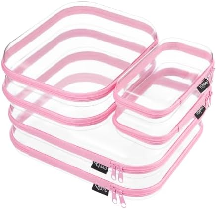 YQBRAO Clear Hard Shell Zipper Cases, 6 Multi-Size Organizers by Unknown