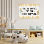 Long Live Playtime Banner Playroom Wall Decor - Image 6