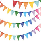 G2PLUS Pennant Banner Triangle Flag Bunting Garland Rainbow Flags 36PCS by G2PLUS