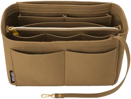 OPPOSHE Purse Organizer Insert for Handbags, Softened Felt Bag Insert Organizer by OPPOSHE