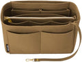 OPPOSHE Purse Organizer Insert for Handbags, Softened Felt Bag Insert Organizer by OPPOSHE