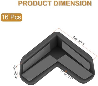 uxcell Corner Protectors, Furniture Corner Guard and Edges Safety Bumpers - Image 2