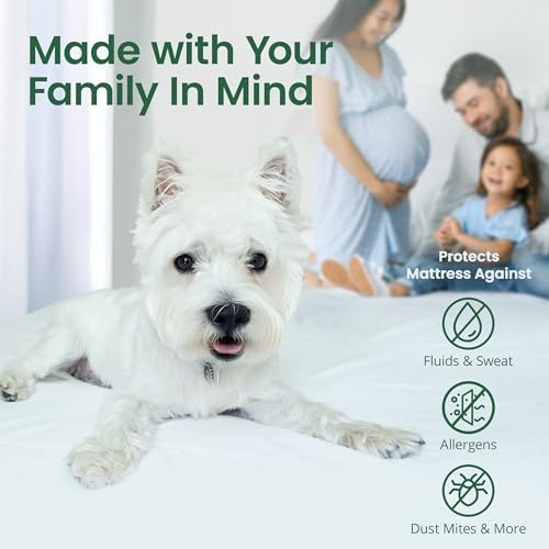 SafeRest Sleepure Waterproof Mattress Protector Full Size - Image 5