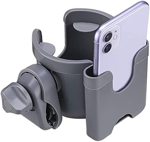 Suranew Cup Holder with Phone for Walker Wheelchair Stroller Gray by Suranew