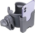 Suranew Cup Holder with Phone for Walker Wheelchair Stroller Gray by Suranew