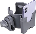 Suranew Cup Holder with Phone for Walker Wheelchair Stroller Gray by Suranew
