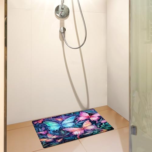 MUKJHOI Shower Mat 27x15 Inch Non Slip Bathtub Mat - Image 6