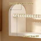 OurWarm Nursery Book Shelves for Wall Set of 3, Wall Mounted Floating - Image 6