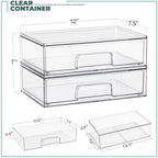 Sorbus Stackable Storage Drawers - Image 3