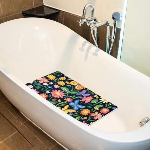 Shower Mat Bathtub Mat, 26.8x15.1 inch, Non-Slip Bath Mat - Image 5