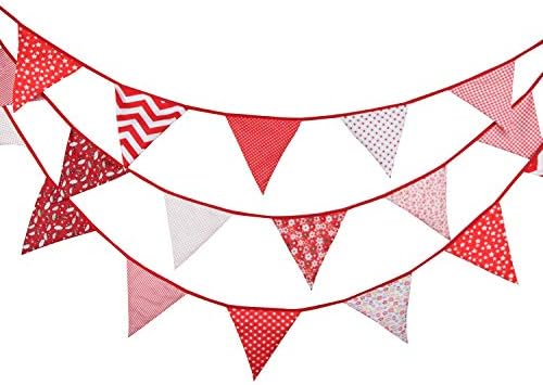10M/32Ft Triangle Bunting Banner, Baby Shower, Outdoor and Home Decorations - Image 2