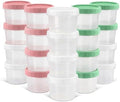 DEMORA 6 oz Small Plastic Containers by DEMORA