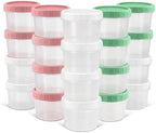 DEMORA 6 oz Small Plastic Containers by DEMORA
