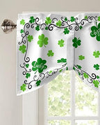 St. Patrick's Day Blackout Tie Up Valance Curtains - Image 3