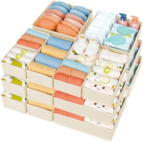 DIMJ Drawer Organizer Clothes 18 Pack by DiMJ