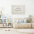 Long Live Boyhood Banner – Boy Room Decor Linen Banner Hanging Flag Retro Pink - Image 7