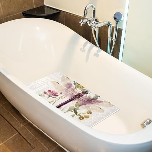 Bath Tub Shower Mat, Washable Bathtub Floor Mats, Suction Cups and Drain Holes - Image 4