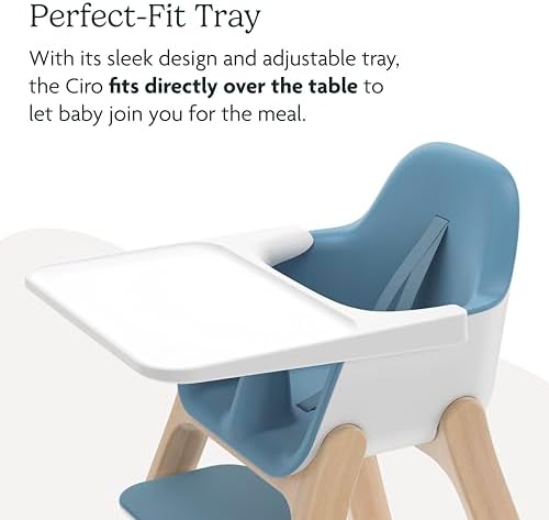 UPPAbaby Ciro High Chair/Sleek, Easy-to-Clean Design/Perfect-Fit Tray to Bring - Image 4