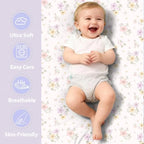 3 Pack Stretchy Bassinet Sheets 20" x 33" Compatible - Image 2