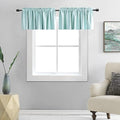 DONREN 2 Panels Room Darkening Aqua Valances by DONREN