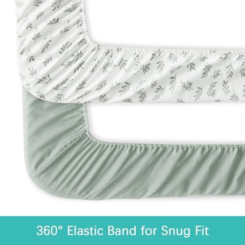 Baby Bassinet Sheets 4 Pack Compatible - Image 3