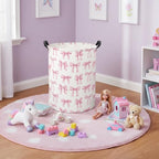 Baby Laundry Basket Kids Hamper Toy Storage Bin - Image 4