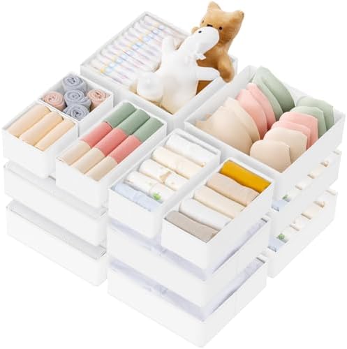 Criusia Drawer Organizer Clothes, 21 Pack Dresser Organizer by Criusia