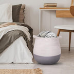 Large Cotton Rope Basket, Woven Storage Basket - Image 5