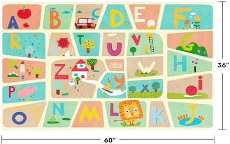 Hazo Haus 3x5 Alphabet Rug for Kids - Image 2