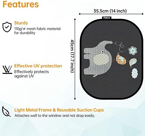 Pakoo Car Sun Shade for Baby - Image 3