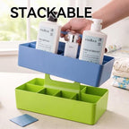 Portable Bath caddy for baby, Bathroom Makeup organizer Countertop - Image 3
