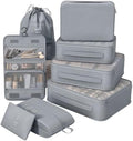 8/9 Set Packing Cubes for Travel, Suitcase Organizer Bags for Luggage by Unknown