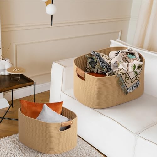 danpinera 108 L Blanket Basket for Living Room, Toy Basket - Image 6