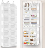 Over The Door Organizer 6 Tiers, Extra Large Behind Door Storage of 12 by Ofiray-home
