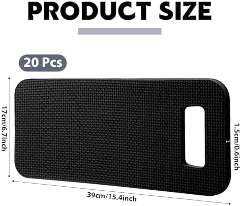 Riakrum 20 Pcs Garden Kneeling Pad Garden Knee Pad Thick Foam Knee Mat - Image 2