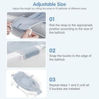 Colorlife Baby Bath Seat Support Net Infant Bathing Seat Support Mat, - Image 5