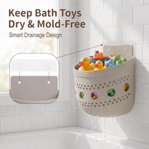Silicone Bath Toy Organizer for Tub - Image 5