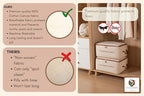 100% Cotton Cashmere & Wool Storage Bag – Breathable Sweater Storage Bag - Image 4