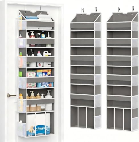 2-Pack Over The Door Organizer Hanging 6-Shelf Storage Organizer by Unknown
