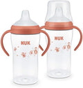NUK Perfect Match Learner Cup, 8 oz, 2 pack – Soft Spout, Easy-Grip Handles by NUK