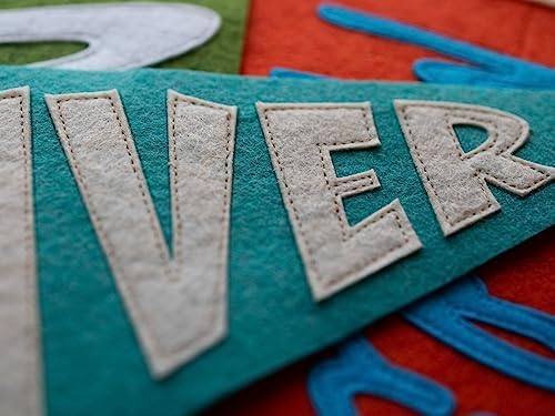 Rosanbella Personalized Name Pennant, Custom Felt Wall Decor - Image 6