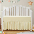 SiinvdaBZX 2-Piece Set Ruffled Crib Skirt & Crib Sheet by SiinvdaBZX