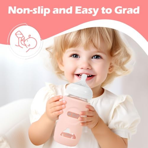 3 Pack Silicone Sleeves for Philips Avent Natural Glass Baby Bottles, 8 oz - Image 3