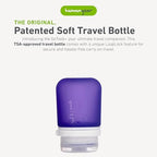 humangear GoToob+ | Refillable Silicone Travel Bottle | Locking Lid | Food-Safe - Image 2