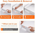 Lifewit 4" High Upgrade Drawer Divider, Adjustable Drawer Organizer Clothes - Image 4