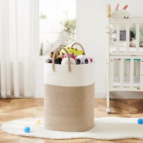Artfeel Laundry Basket, Woven Cotton Rope Laundry Hamper, 60L Versatile Storage - Image 6