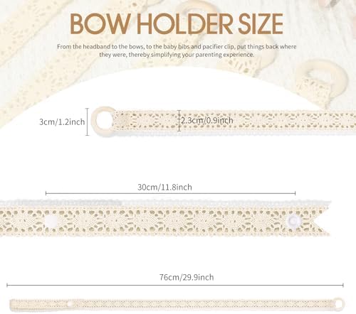 POVETIRE 6PCS Bow Holder Bows Organizer - Image 5