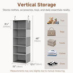 StorageWorks Hanging Closet Organizer - Image 3